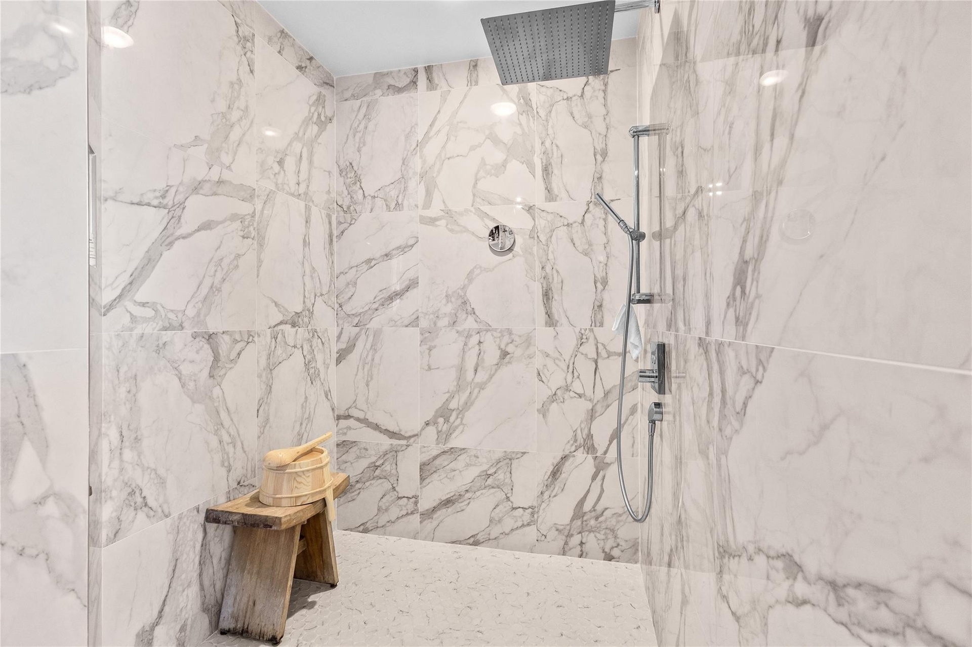 Large Walkin Shower in Primary Bath