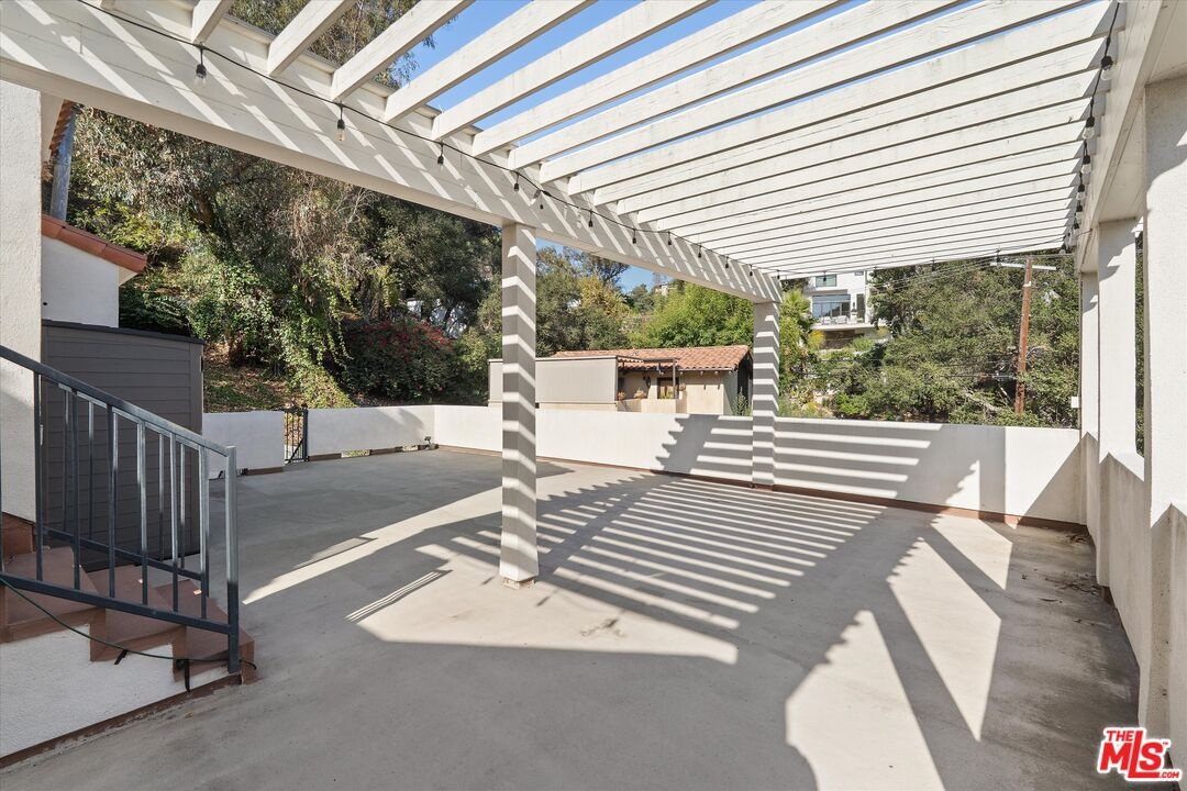 Large covered Roof Deck