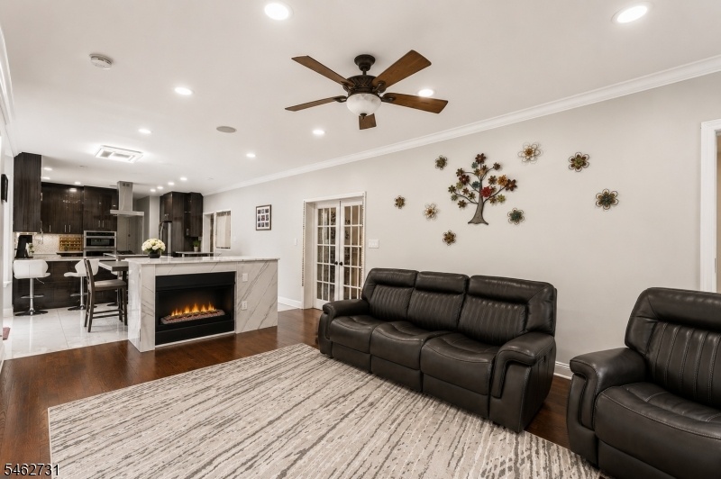 living room kitchen