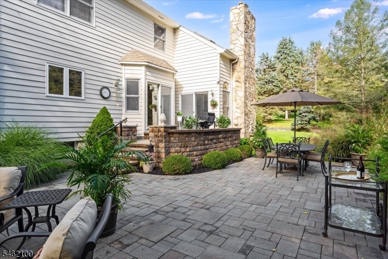 Expansive Paver Patio w/ FP