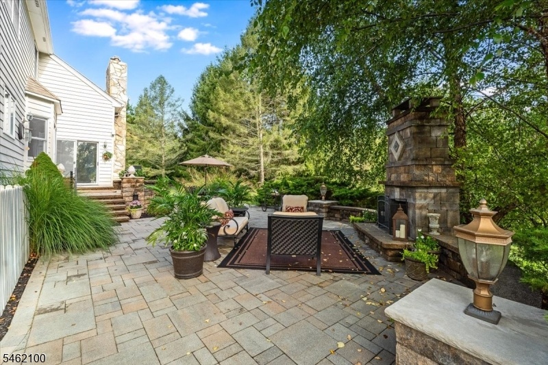 Expansive Paver Patio w/ FP