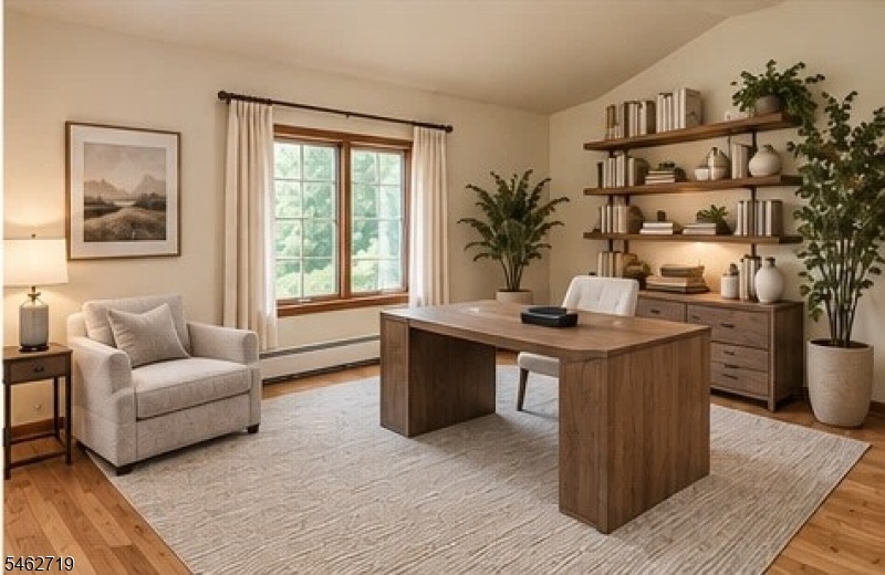 Bed/Office-Virtually Staged