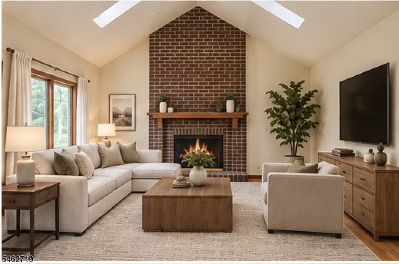 Family Room-Virtually Staged