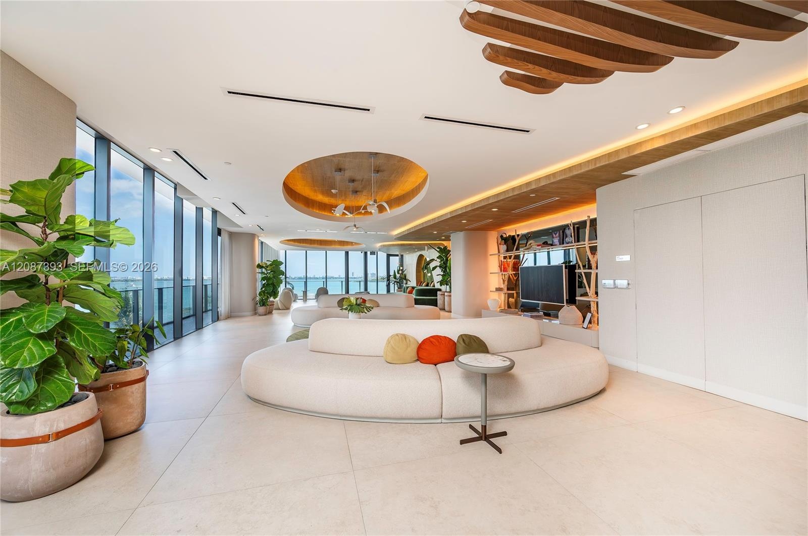 2nd floor lobby, offering various sitting areas