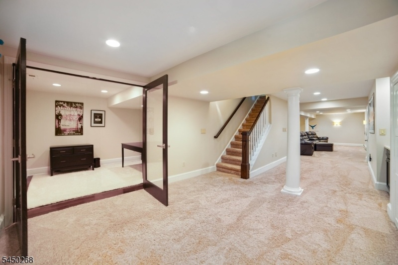 Finished Lower Level Office