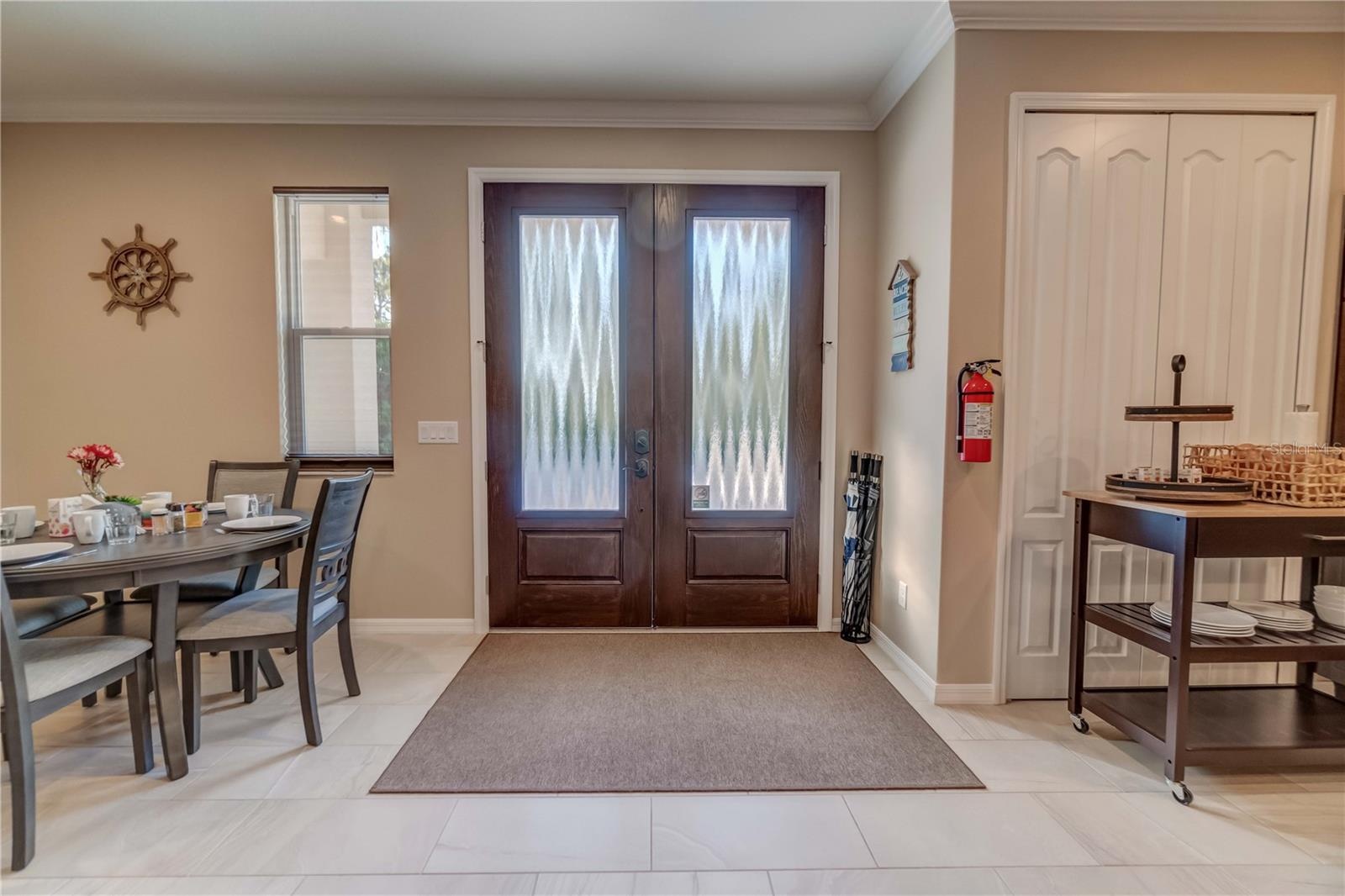 The entrance into the guest house.