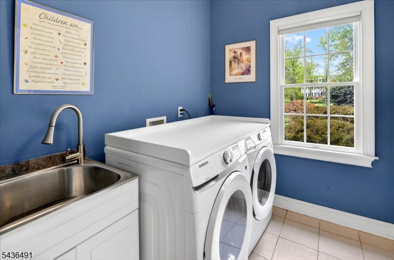 First floor laundry