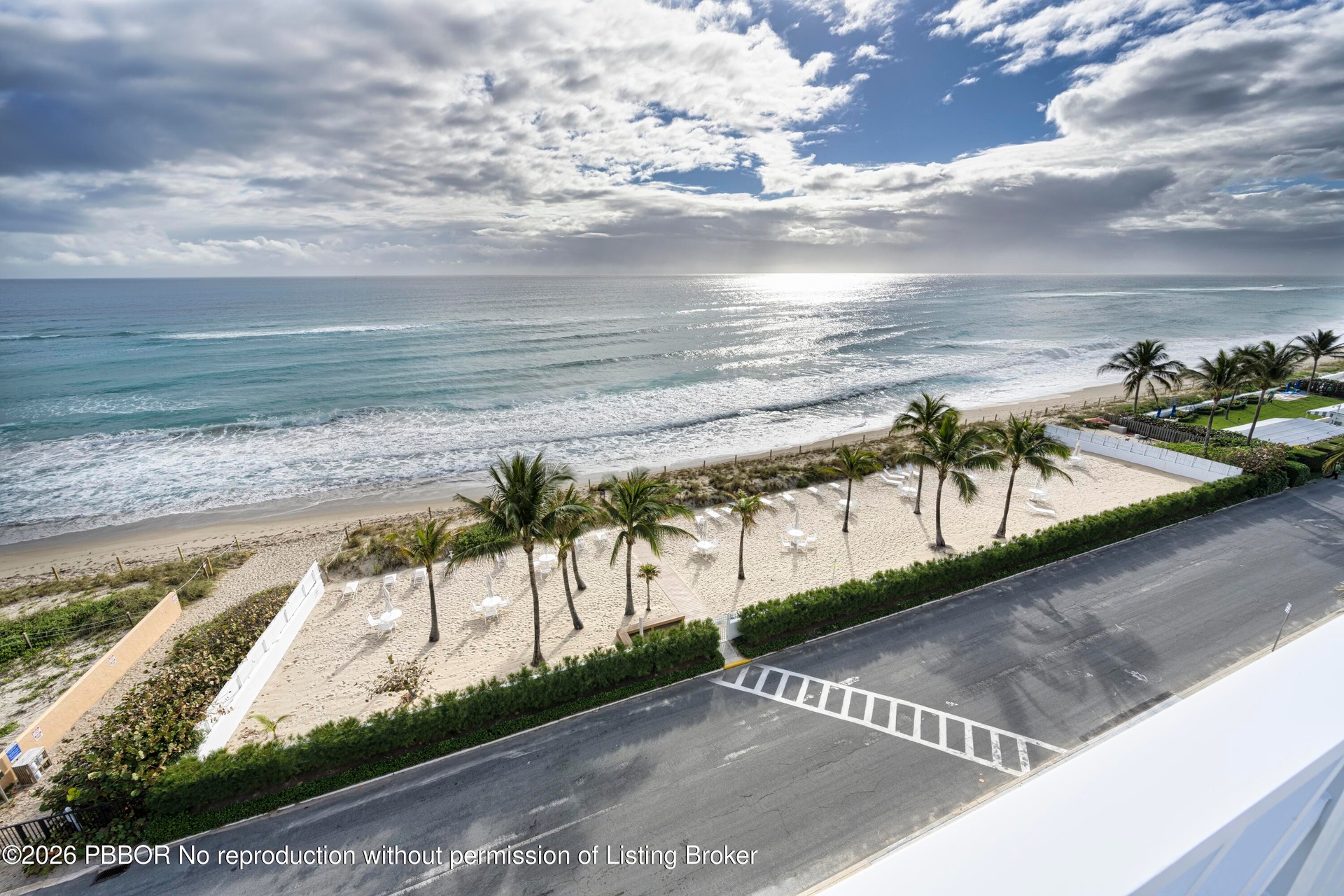 Private beach parcel