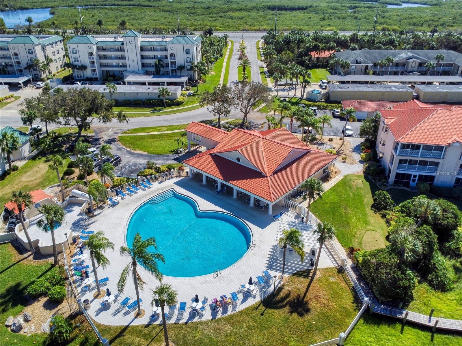 Clubhouse and large Pool