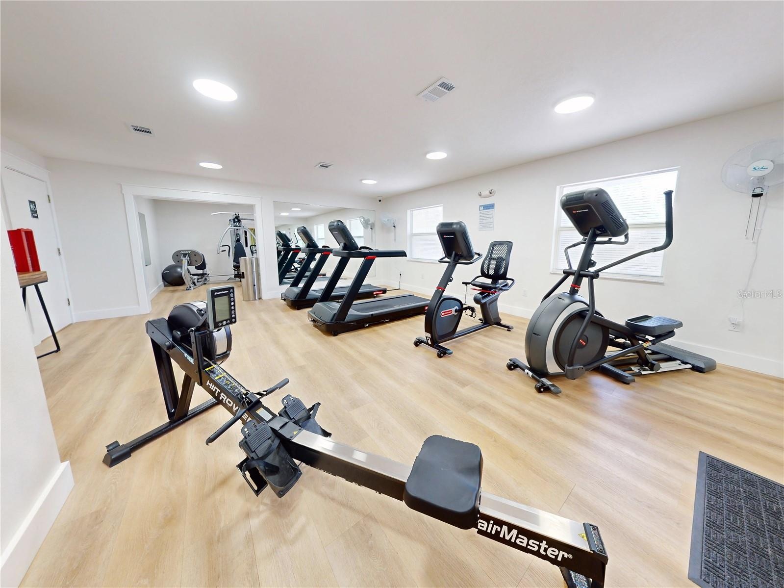 Workout Room in Clubhouse