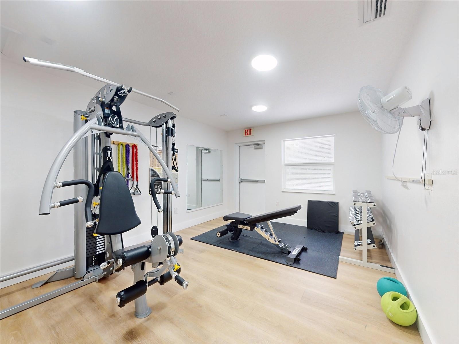 Workout Room in Clubhouse