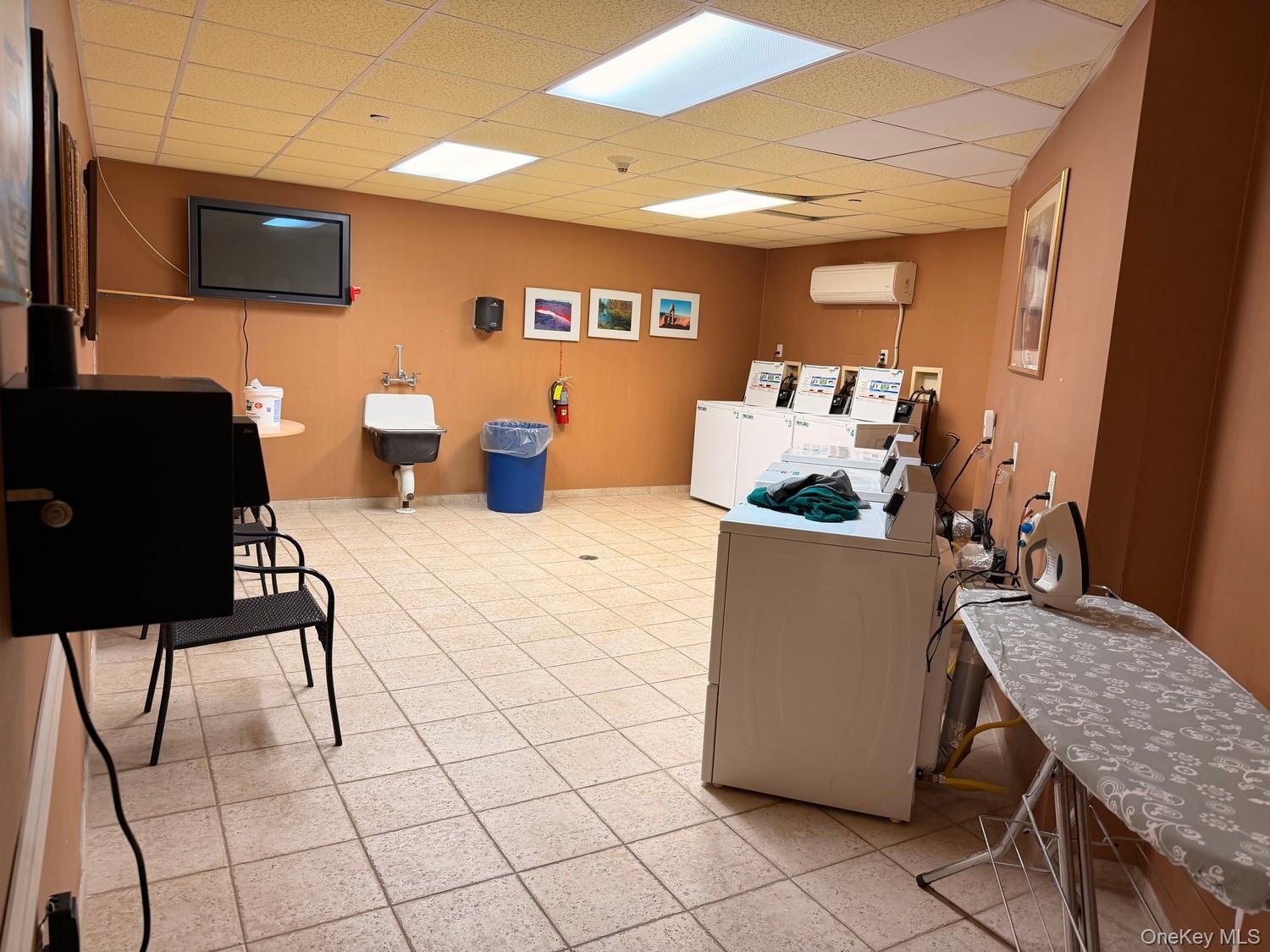 Public Laundry Room in addition to the private laundry closet in condo unit
