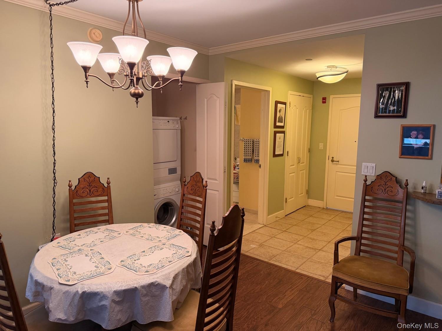 Personal laundry closet if you prefer not to use the public laundry room located at the lower level.