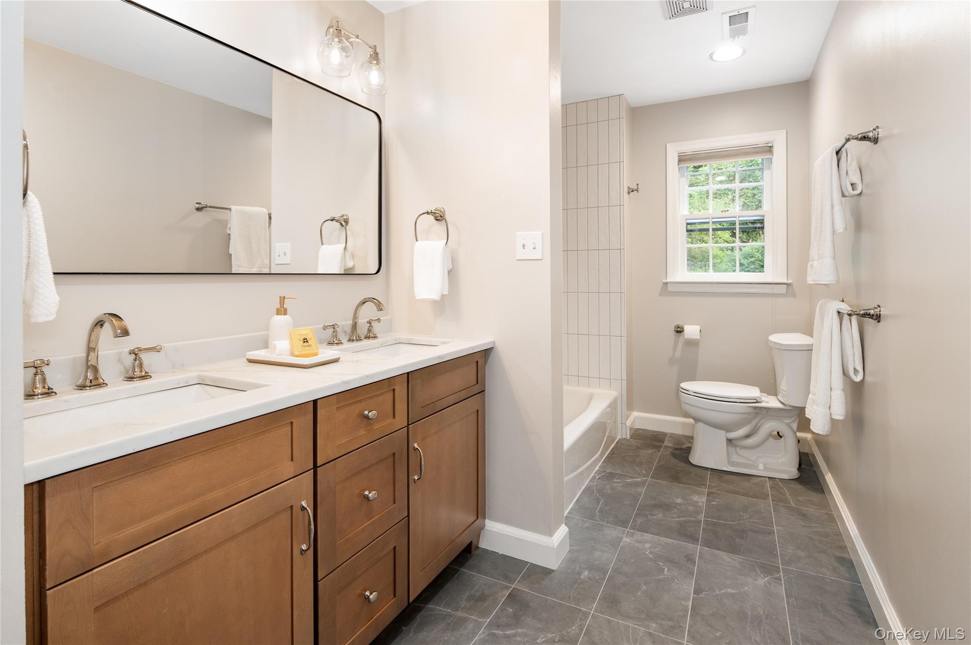 Hall bathroom recently renovated