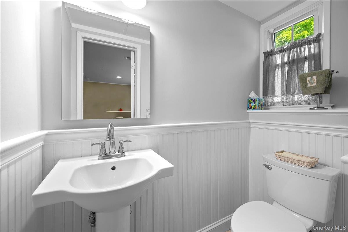 Half bath in Office/den with possibility to add a shower.