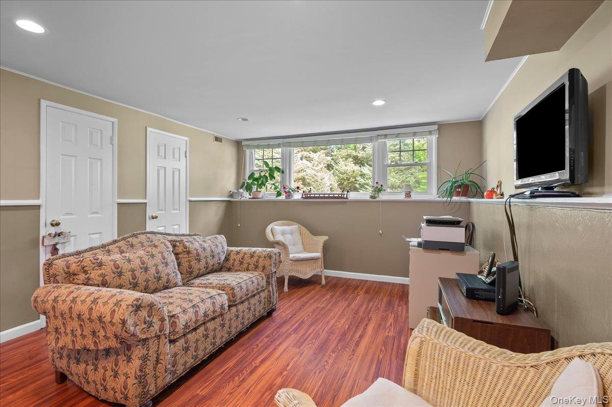 Office/study/TV ROOM/ bedroomThis room has a half bath and possibility to add a shower
