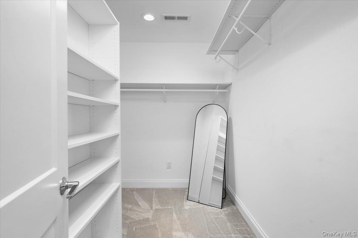 Dual walk in closets