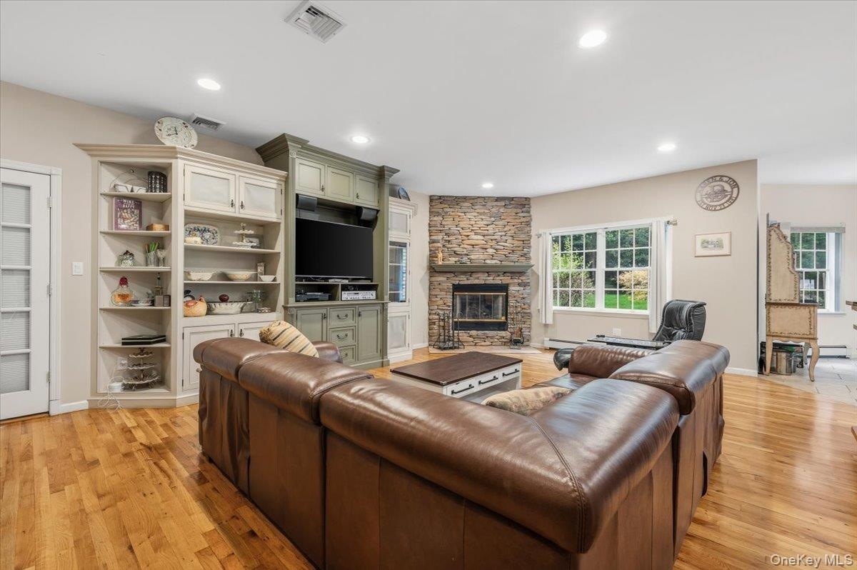 Family Room With Fire Place
