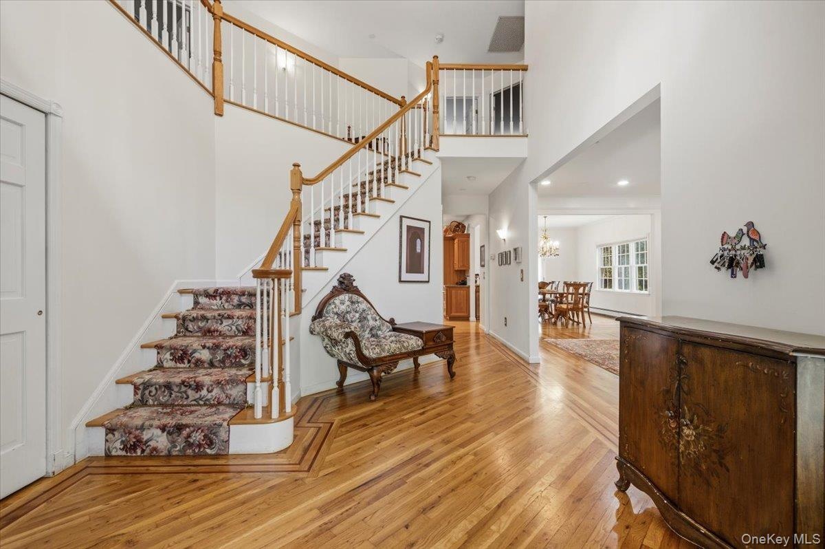 Two Story Entry Foyer, Looking In From Front Entrance.
