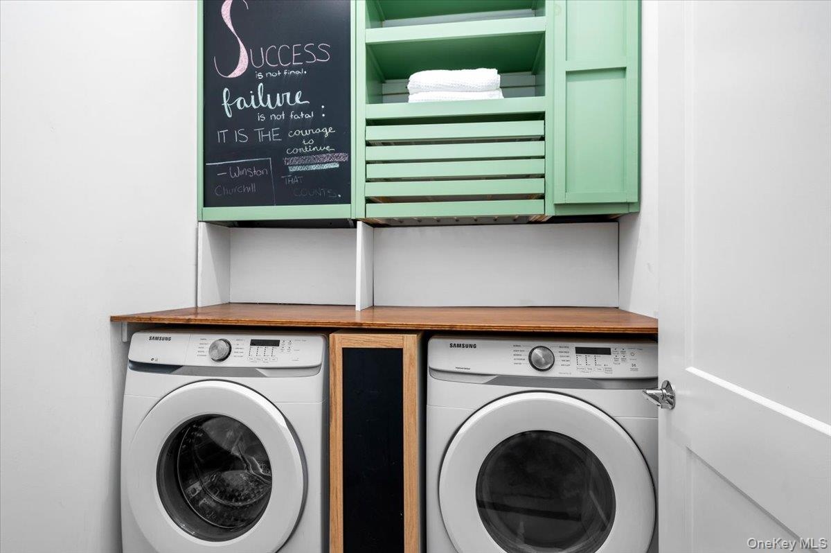 Second floor laundry room