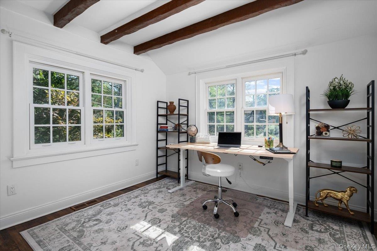 First floor bedroom or office with adjacent full bath