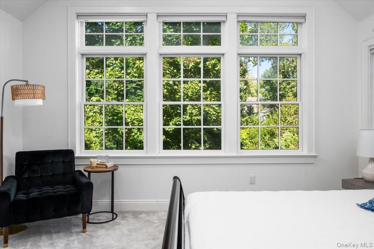 Expansive primary windows with morning light