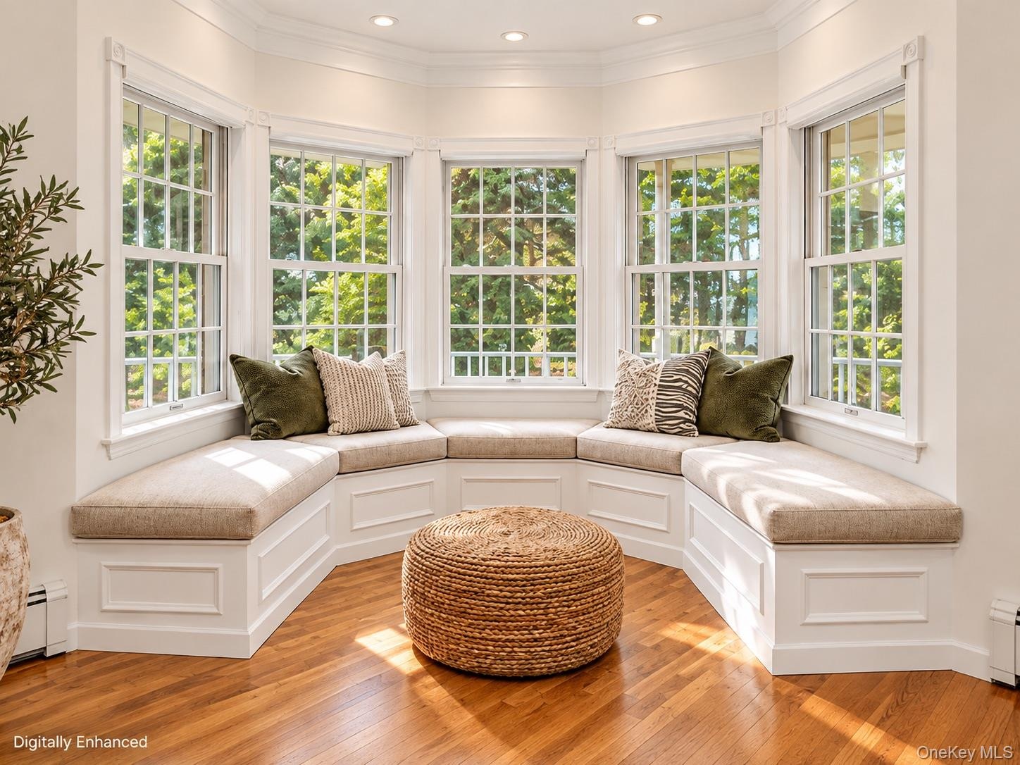Living Room Turret - Enhanced Photo