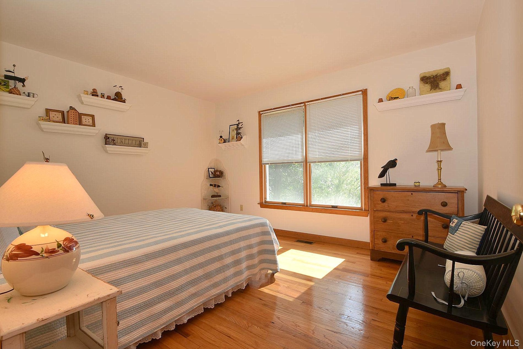 Lower level bedroom with waterview