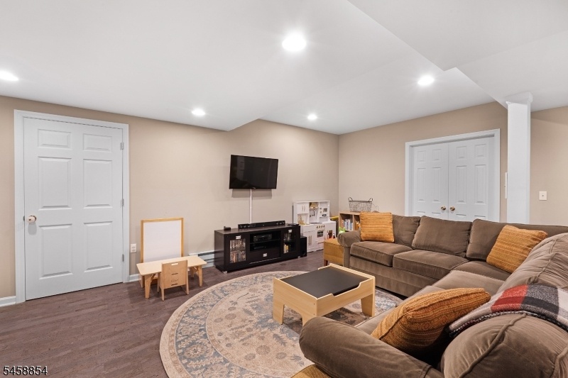 finished lower basement
