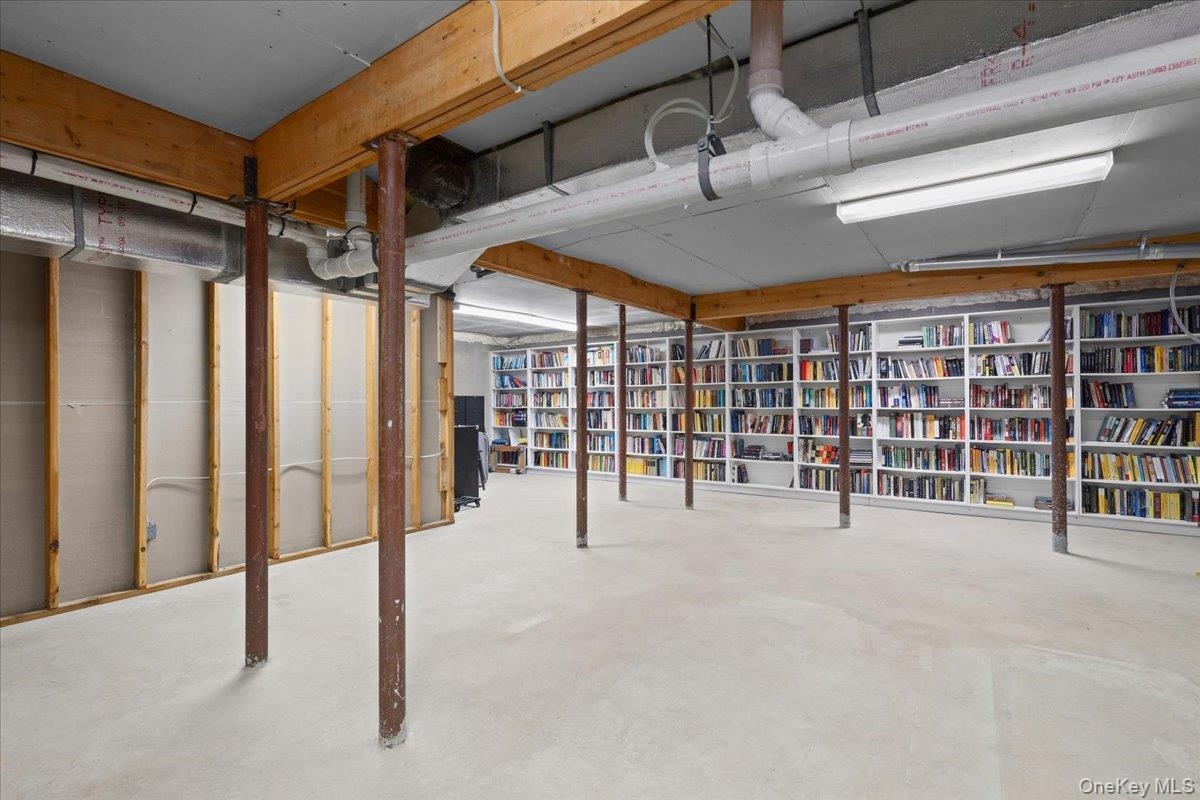 Lower Level Unfinished Storage Space