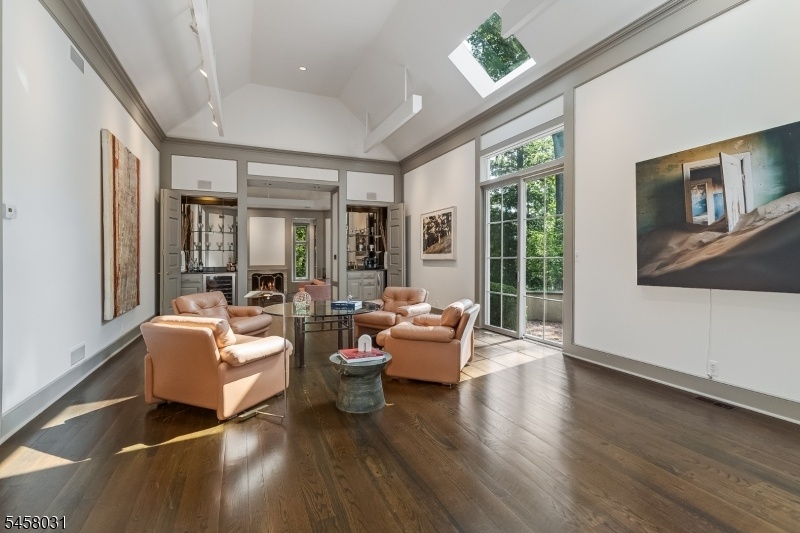 Family Room with Skylights