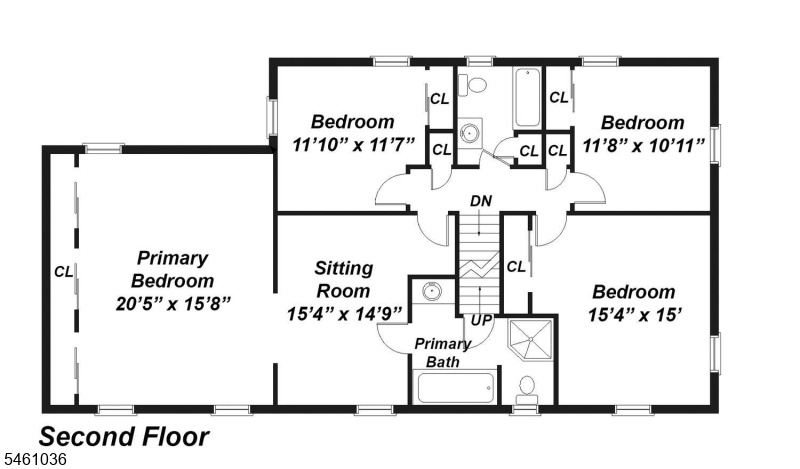 Second Floor Floorplan