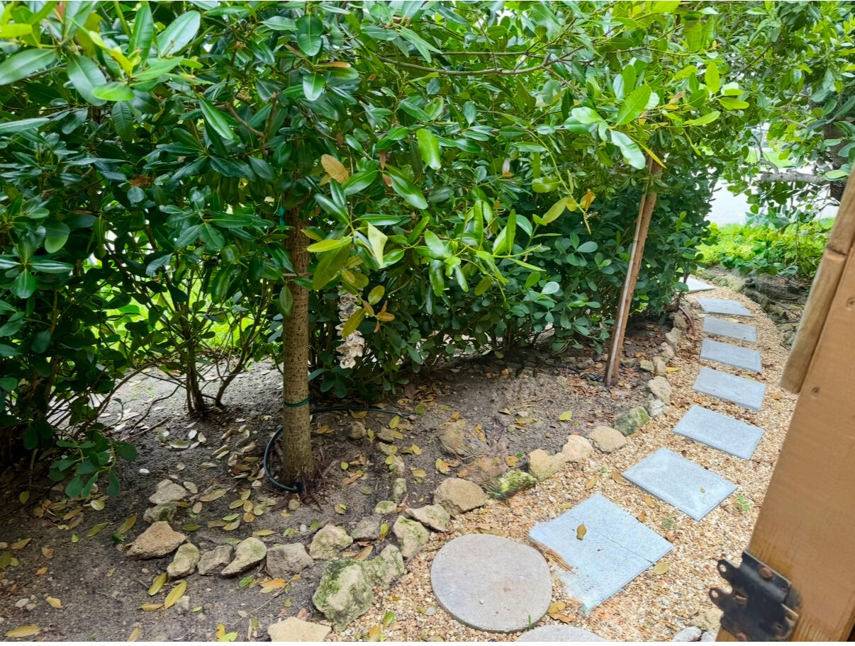 Private Pathway to the beach from your staircase.