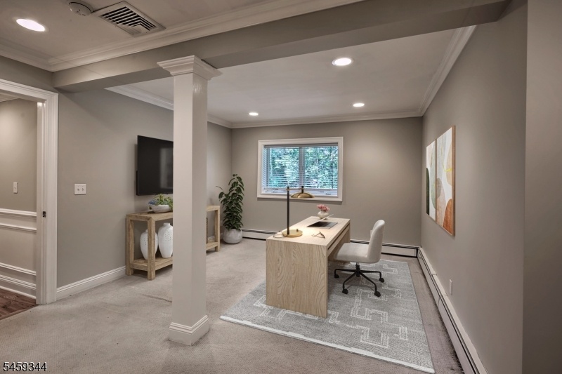 Lower level office/3rd bedroom