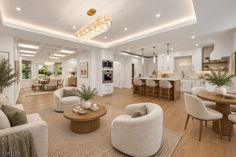 Virtually Staged Family Room