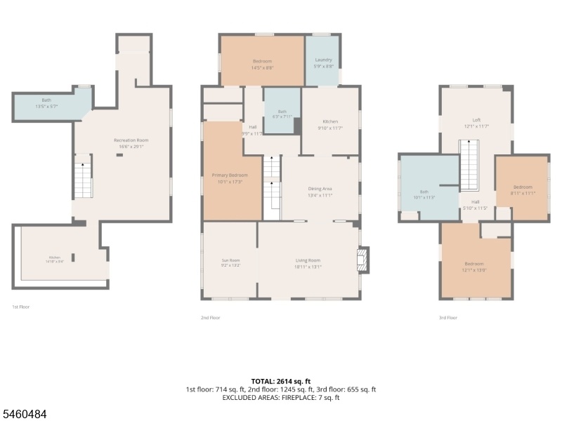 Floor plan of home
