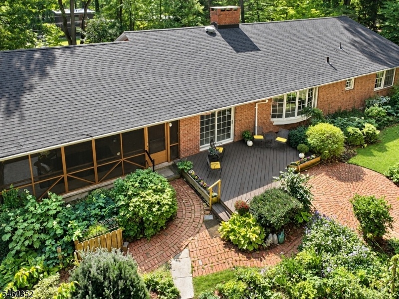 View of the rear of house