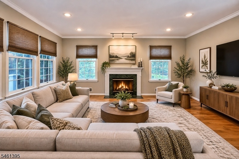 Family Room Virtual Staged