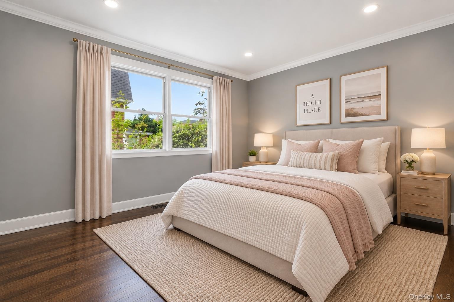 virtually staged Bedroom 3