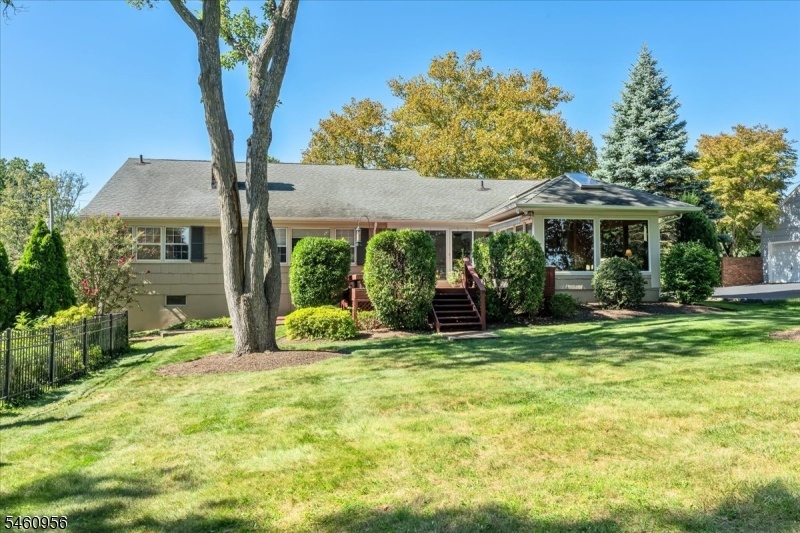 Back view to home