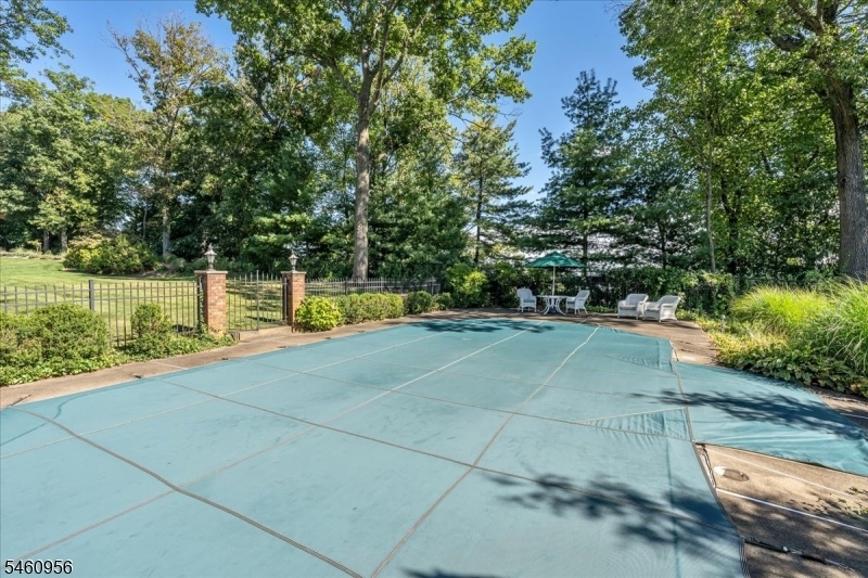 Pool with hot tub