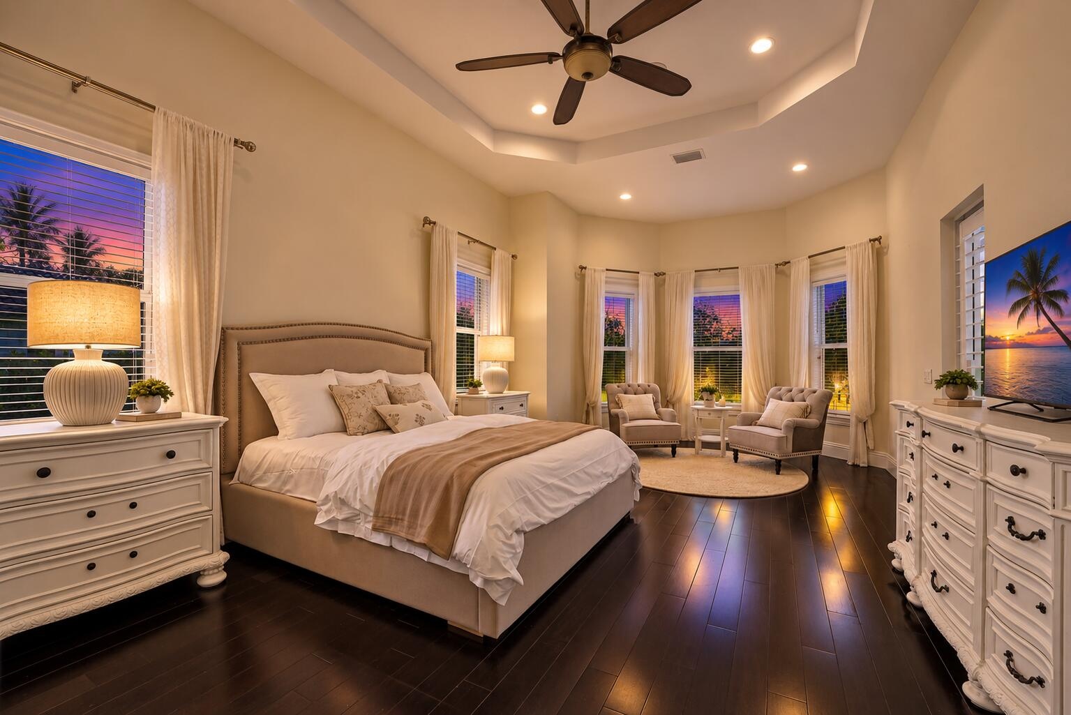 MASTER BEDROOM - DIGITIALLY ENHANCED