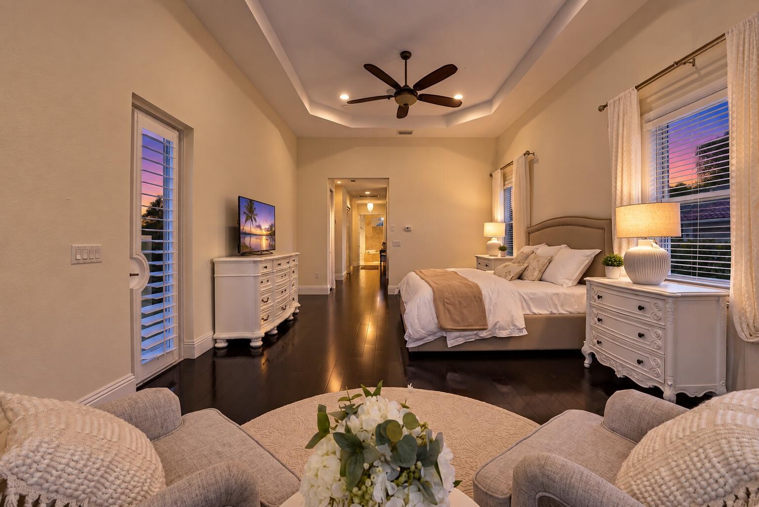 MASTER BEDROOM - DIGITIALLY ENHANCED