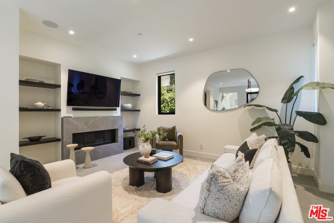 Lovely Living Room with Custom
