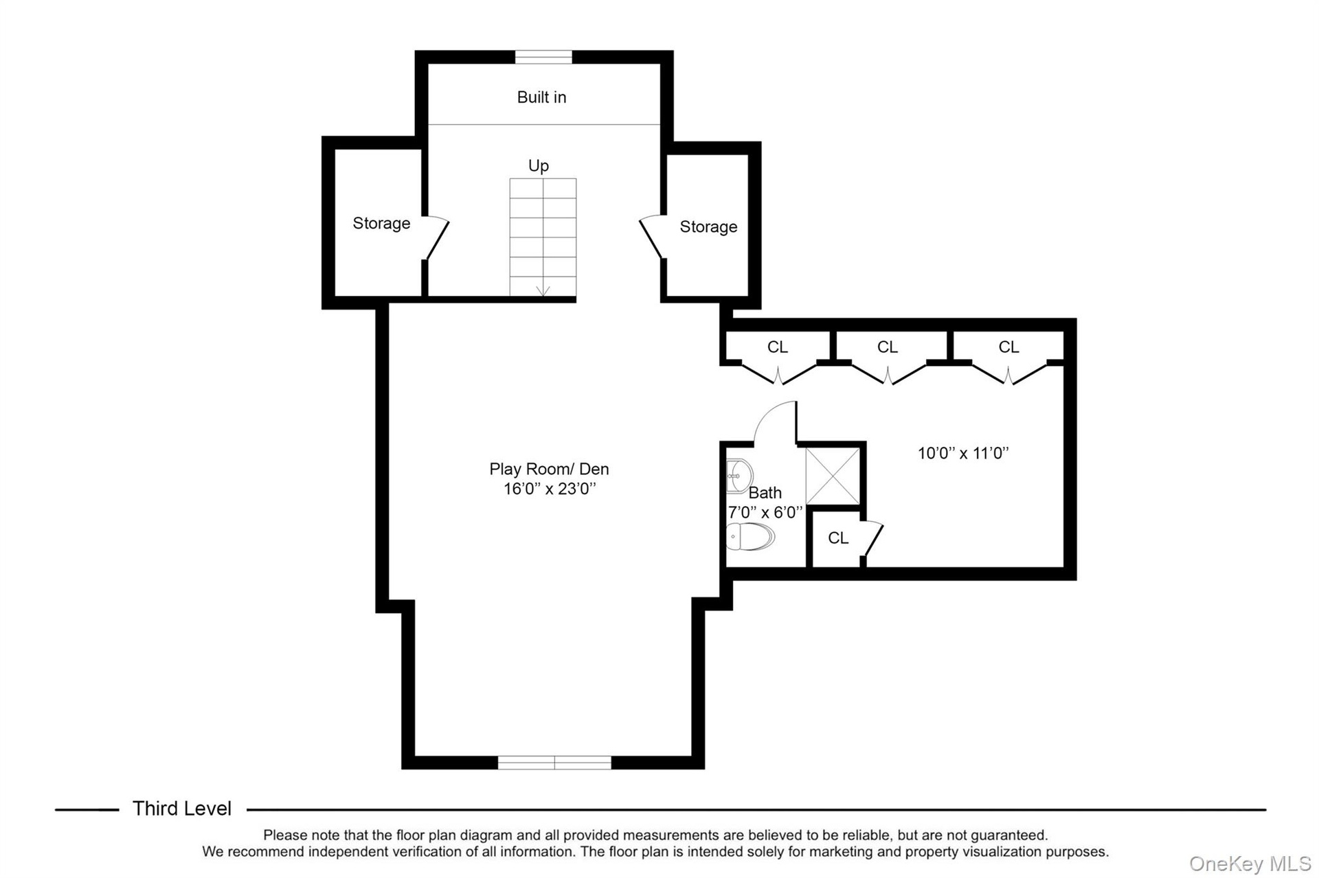 Third Level Floor Plan