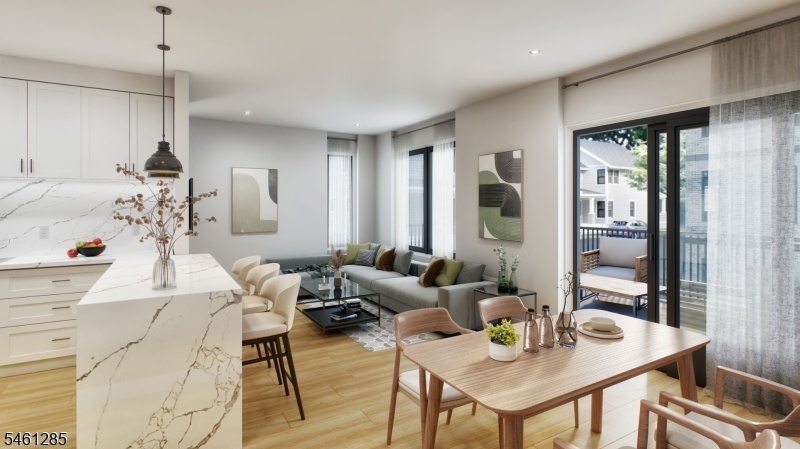 Living Room, Kitchen, Dining