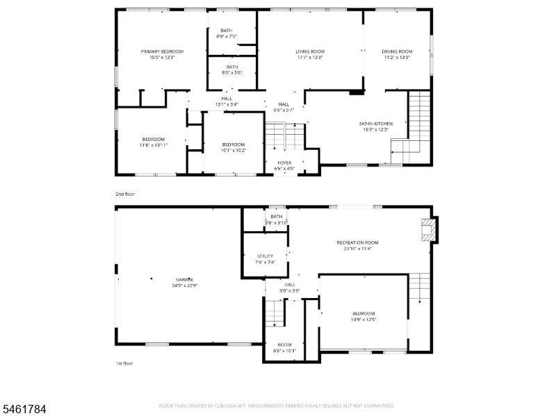 Floor Plan Both Levels