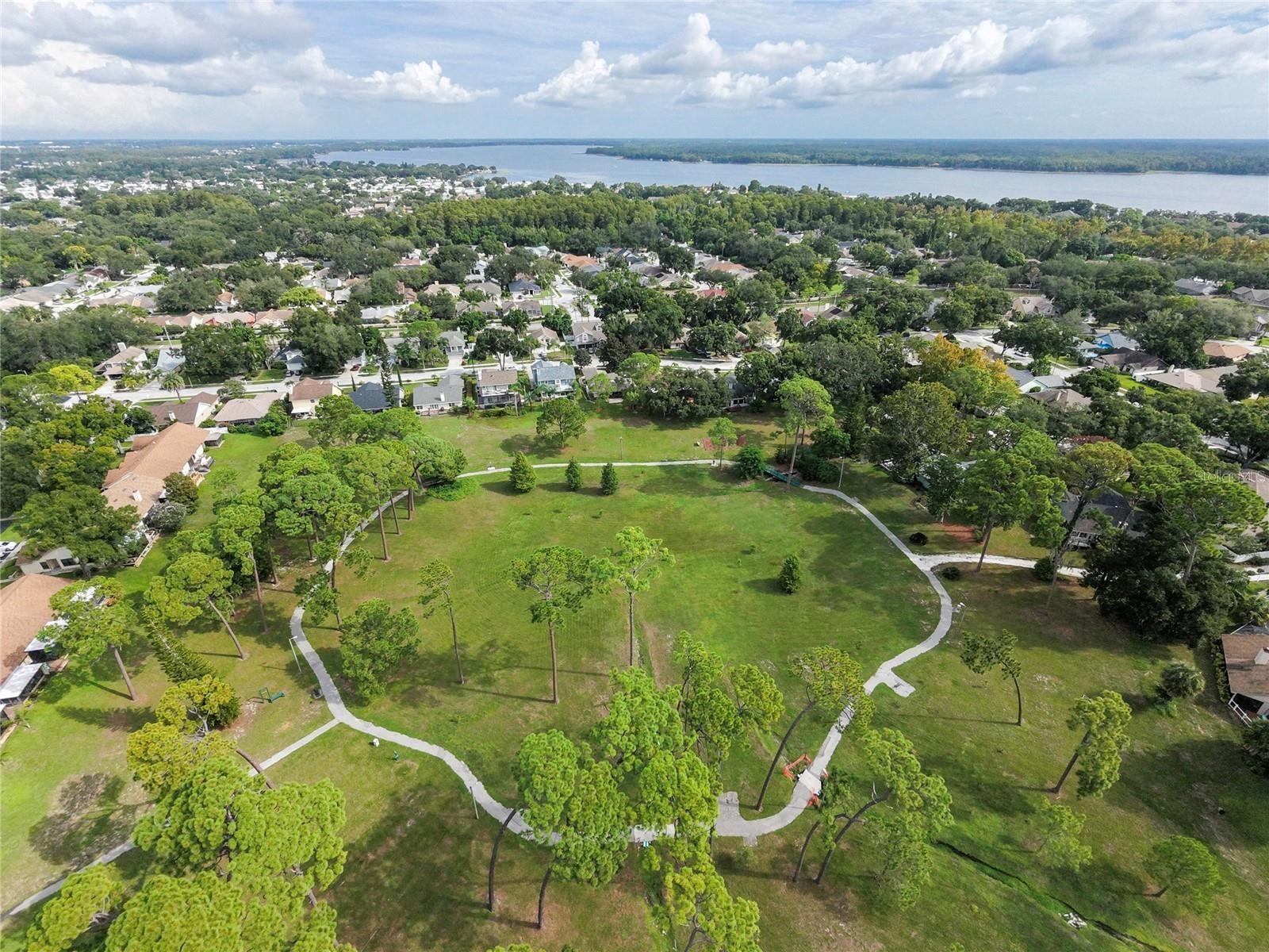 Home overlooks the park