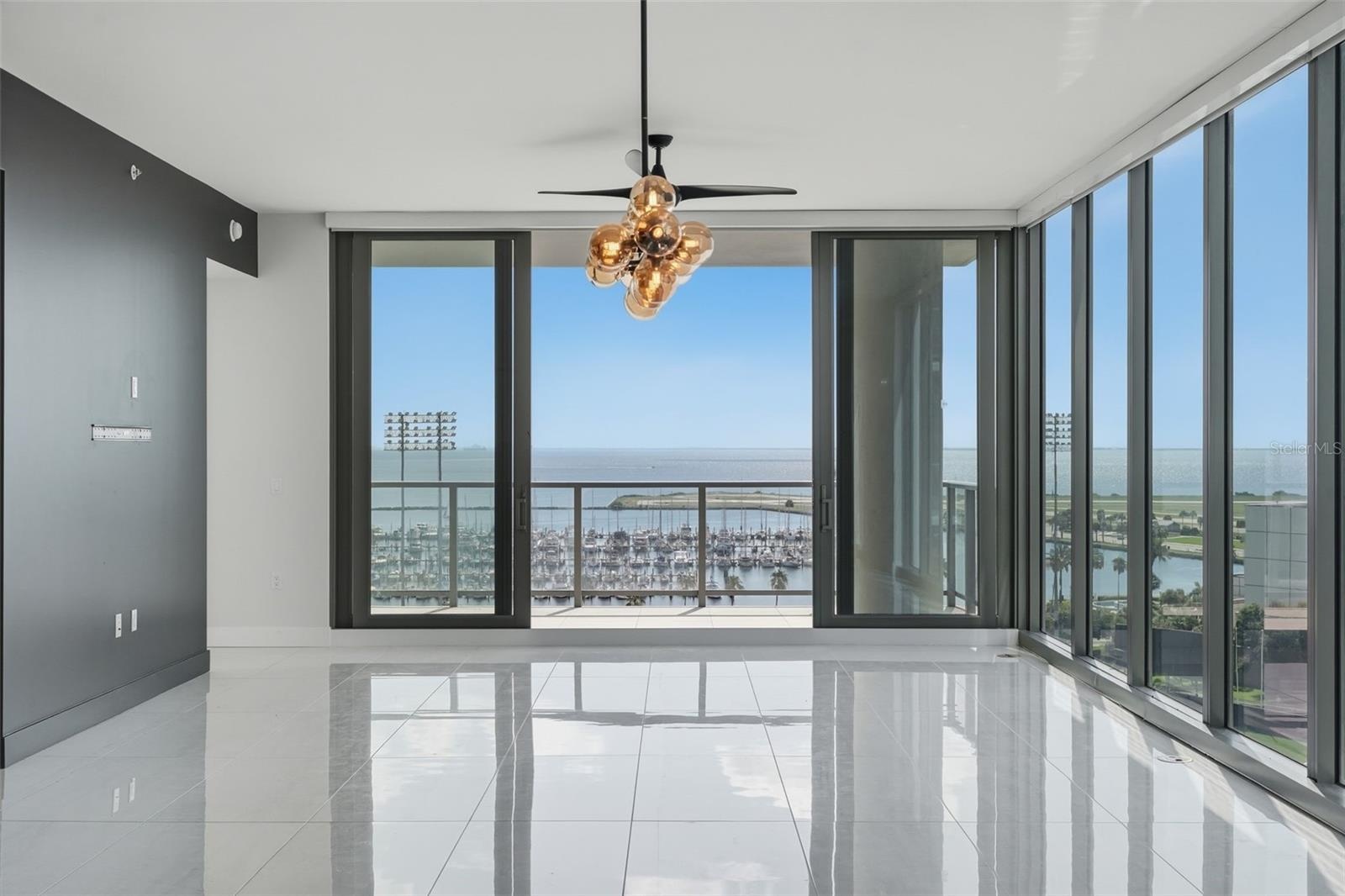 Living Room sliders out to terrace