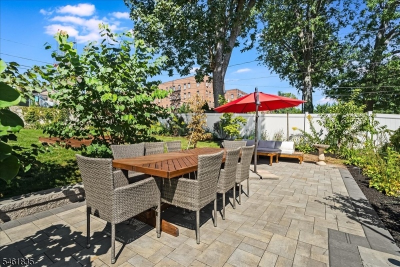 Rear patio